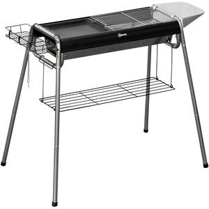 Outsunny Charcoal BBQ Grill Portable - Black by Outsunny
