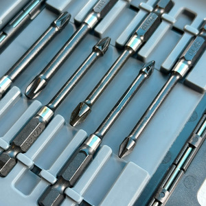 Lumberjack 52 Piece Impact Screwdriver Ratchet Bit Set Includes Carry Case - Grey by Lumberjack