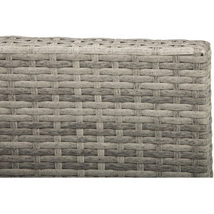 Outsunny 3 in 1 Coffee Table Lounger - Grey by Outsunny