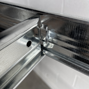 Galvanised Garage Workbench 2 Levels - Silver by Trade Price Deals