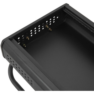 Portable Foldable Charcoal Grill - Black by Livingandhome