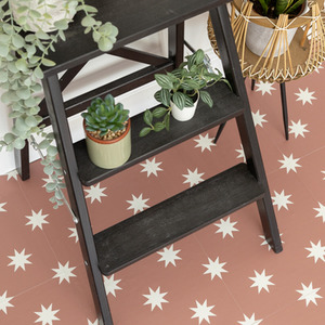 Quadrostyle Starry Night Terracotta Wall Tile and Furniture Vinyl Stickers - Terracotta / 15cm by Quadrostyle