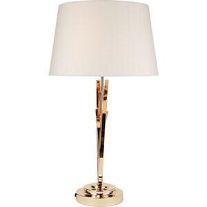 Hensley Table Lamp - White and Gold