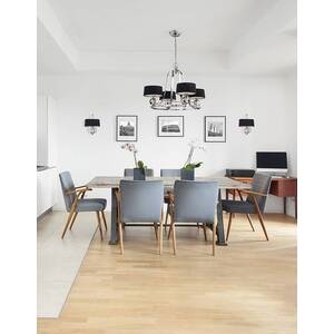 Gotham Multi Arm Chandelier 4 Light Imperial Silver Finish, G9 - Imperial Silver