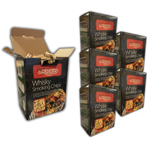 Whisky Smoking Wood Chips - Brown / 6 by Bar-Be-Quick