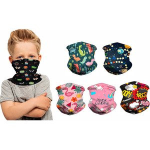 Children's Scarf and Face Covering - Planet
