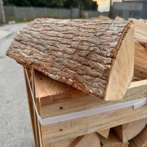 Kiln Dried Ash Hardwood Firewood Logs Crate - Brown by Warma