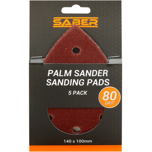 Saber Palm Sander Pad Set - 14cm by Saber