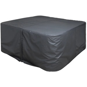 Three-Layer-Waterproof Thermal Hot Tub Cover 2.4m x 2.4m - grey by Castle Hot Tubs