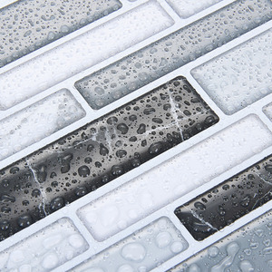 10Pcs Marble Effect Tile Stickers by Livingandhome