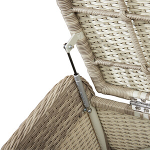 Cambridge Rattan Garden Bench - Natural by Malay Deluxe