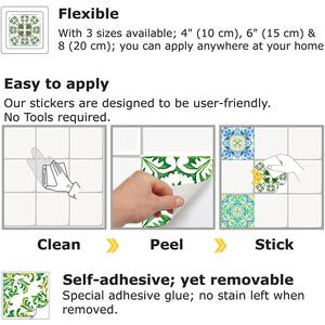 Walplus Wall Tiles Stickers by WALPLUS