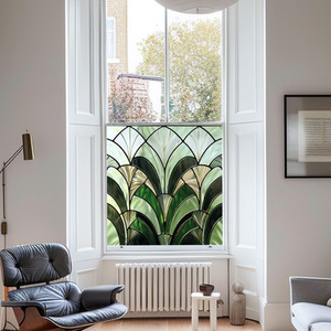 Aldein Art Deco Stained Glass Privacy Window Film by Creative Printing Solutions