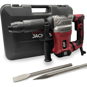 Lumberjack SDS Max Demolition Hammer Drill 1300W 18J 230V - Red by Lumberjack