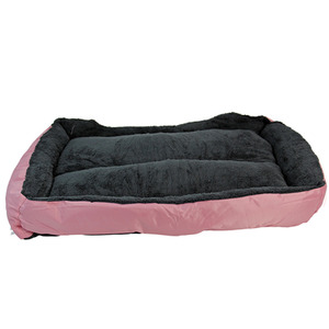 Faux Fur Dog Bed in PinkGrey XXL - Grey by Actiaspet