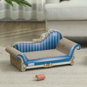 PawHut 2 in1 Cat Scratching Board - Blue by PawHut