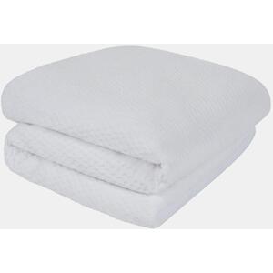 Waffle Honeycomb Mink Throw by Dreamscene