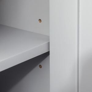 Kleankin Bathroom Under Sink Cabinet Vanity Unit with Adjustable Shelf - Grey by Kleankin