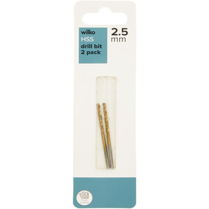 Pack of 2 HSS Twist Drill Bits - 8g