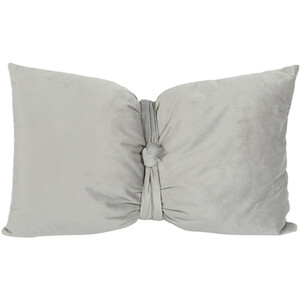Bow Cushion - Silver