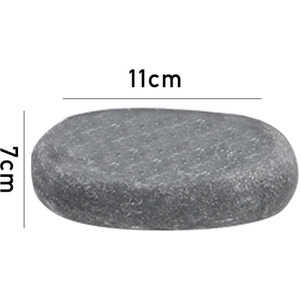 Basalt Stone Set for Massage - Grey / 8kg by Livingandhome