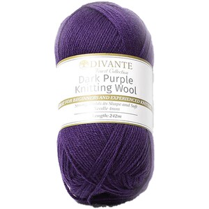 Divante Knitting Wool - Dark Purple by Divante