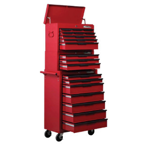 Hilka Heavy Duty 19 Drawer Combination Unit - Red by Hilka
