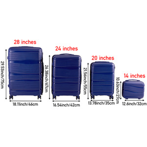 Lifeideas Set of 4 Lockable Travel Suitcase by lifeideas