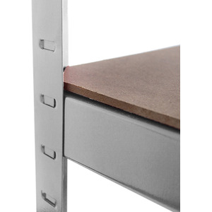 5 Tier Heavy Duty Adjustable Steel Garage Shelving Unit - 875kg Weight Capacity - Galvanised / 40cm by Vida Designs