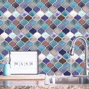 Walplus 3D Glossy Tile Stickers by WALPLUS