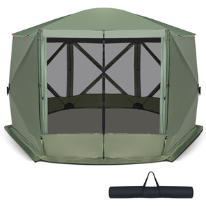 Pop-up Screen House Tent Camping Gazebo by Costway