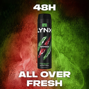 Lynx XL 48-Hour Odour Protection Body Spray Deodorant, 3 or 6 Pack, 200ml - Green / 6 by Lynx