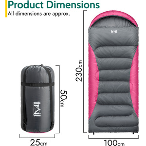 XL Hooded Sleeping Bag 2-3 Season by Trail