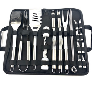 20-Piece Stainless Steel Barbecue Tool Set - 20-Piece Stainless Steel Barbecue Tool Set