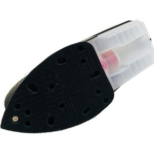 Electric Detail Sander with Built In Extraction - Red by Lumberjack