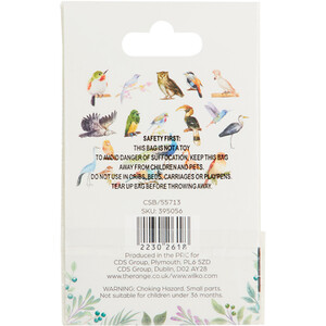 Pack of 18 Transparent Stickers - Multicolour / Birds by Artstudio