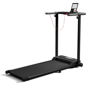 Foldable Low-Noise Home Walking Treadmill with Water Bottle Rack by Livingandhome