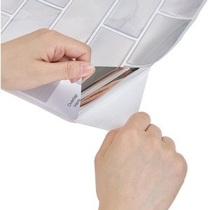 10Pcs Marble Effect Tile Stickers by Livingandhome