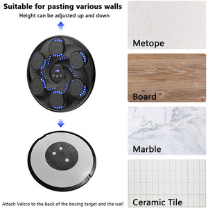 Wall Mounted Smart Music Boxing Machine - Black by Rattrix