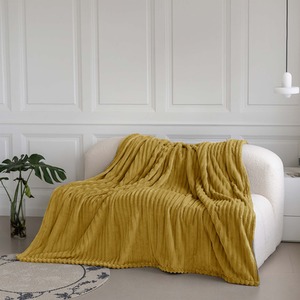 Snug Soft Chunky Ribbed Cord Plush Throw Blanket by Velosso