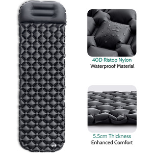 Lightweight Single Camping Mat with Pillow by Trail