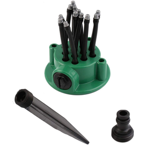 360 Degree Automatic Garden Lawn Sprinkler - Black