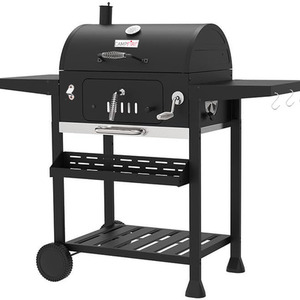 Campfire Charcoal Barbecue Smoker Grill - Black by Campfire