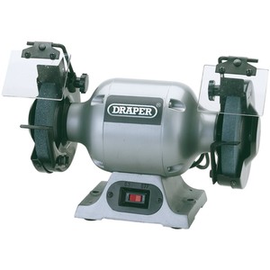 Draper Bench Grinder H-Duty 150Mm230v - silver by Draper