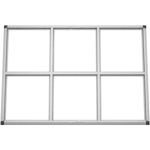 Metal Garden Shed With Free Foundation - Anthracite & White / 4ft x 6ft by BIRCHTREE