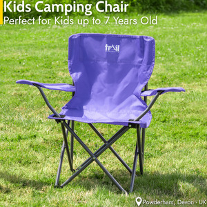 Kids Lightweight Camping Chair - Purple by Trail