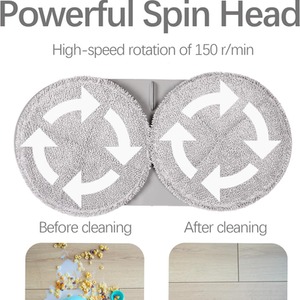Alivio Wireless Electric Mop Powerful Spin Head 150 rpm - Grey by Alivio