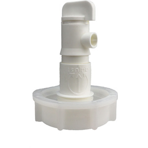 Din61 S60x6 (2 inch) Integrated Tap - White by DNA PACKAGING LTD