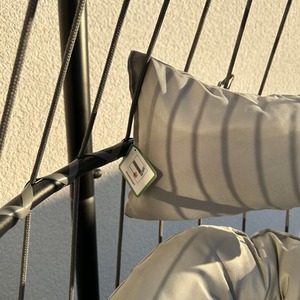 Azura Hanging Egg Chair - Grey by Madefor.living