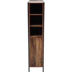 5-Tier Metal Frame Bathroom Cabinet - Brown by lifeideas